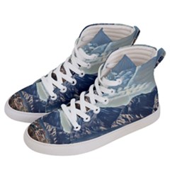 Lake In Italy Men s Hi-top Skate Sneakers by ConteMonfrey