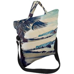 A Walk On Gardasee, Italy  Fold Over Handle Tote Bag by ConteMonfrey