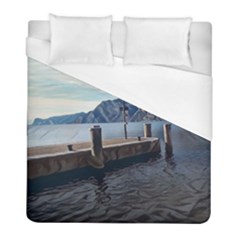 Pier On The End Of A Day Duvet Cover (full/ Double Size) by ConteMonfrey