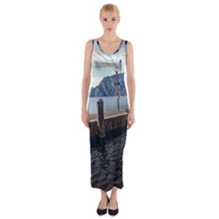 Pier On The End Of A Day Fitted Maxi Dress by ConteMonfrey