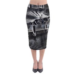 Smokey Pier Midi Pencil Skirt by ConteMonfrey