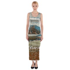 Calm Day On Lake Garda Fitted Maxi Dress by ConteMonfrey