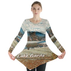 Calm Day On Lake Garda Long Sleeve Tunic  by ConteMonfrey