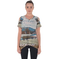 Calm Day On Lake Garda Cut Out Side Drop Tee by ConteMonfrey