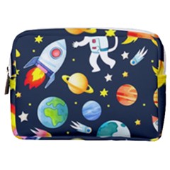 Space Galaxy Seamless Background Make Up Pouch (medium)