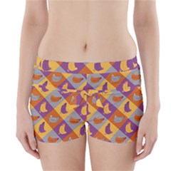 Chickens Pixel Pattern - Version 1b Boyleg Bikini Wrap Bottoms by wagnerps