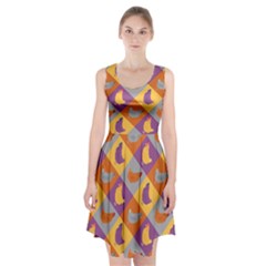 Chickens Pixel Pattern - Version 1b Racerback Midi Dress by wagnerps