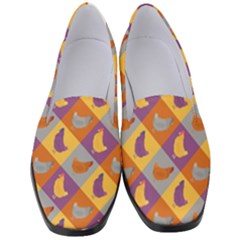 Chickens Pixel Pattern - Version 1b Women s Classic Loafer Heels by wagnerps