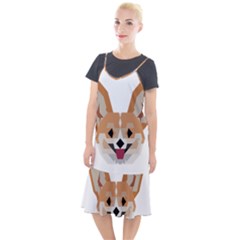 Cardigan Corgi Face Camis Fishtail Dress by wagnerps