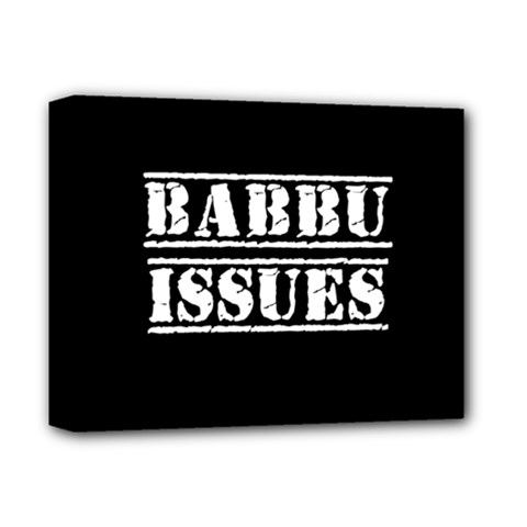 Babbu Issues - Italian Daddy Issues Deluxe Canvas 14  X 11  (stretched) by ConteMonfrey