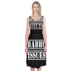 Babbu Issues - Italian Daddy Issues Midi Sleeveless Dress by ConteMonfrey