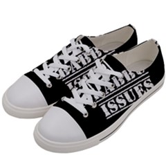 Babbu Issues - Italian Daddy Issues Men s Low Top Canvas Sneakers by ConteMonfrey