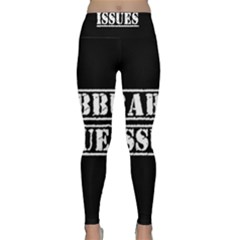 Babbu Issues - Italian Daddy Issues Lightweight Velour Classic Yoga Leggings by ConteMonfrey