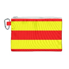 Aust Agder Flag Canvas Cosmetic Bag (large) by tony4urban
