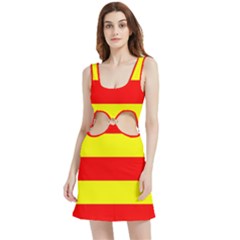 Aust Agder Flag Velour Cutout Dress by tony4urban