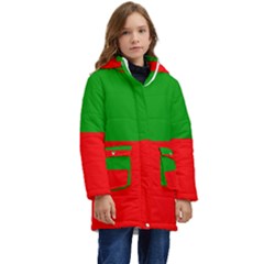 Avar People Kid s Hooded Longline Puffer Jacket by tony4urban