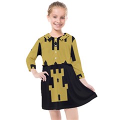 Finnmark Flag Kids  Quarter Sleeve Shirt Dress by tony4urban