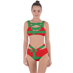 Bornholm Denmark Flag Bandaged Up Bikini Set  by tony4urban