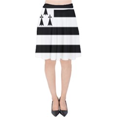 Brittany Flag Velvet High Waist Skirt by tony4urban