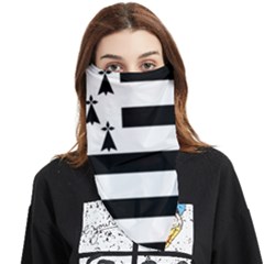 Brittany Flag Face Covering Bandana (triangle)