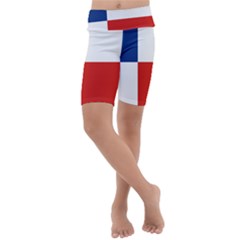 Banskobystricky Flag Kids  Lightweight Velour Cropped Yoga Leggings by tony4urban