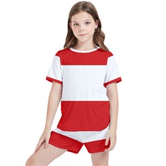 Austria Kids  Tee And Sports Shorts Set by tony4urban