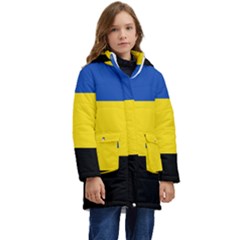 Gelderland Flag Kid s Hooded Longline Puffer Jacket by tony4urban