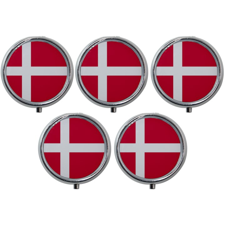 Denmark Mini Round Pill Box (Pack of 5)