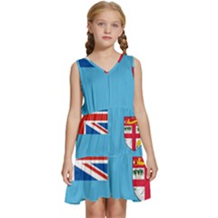 Fiji Kids  Sleeveless Tiered Mini Dress by tony4urban