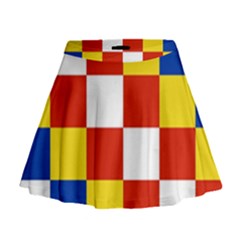 Antwerp Flag Mini Flare Skirt by tony4urban