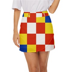 Antwerp Flag Mini Front Wrap Skirt by tony4urban