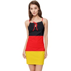 Germany Summer Tie Front Dress