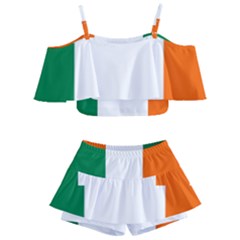 Ireland Kids  Off Shoulder Skirt Bikini by tony4urban