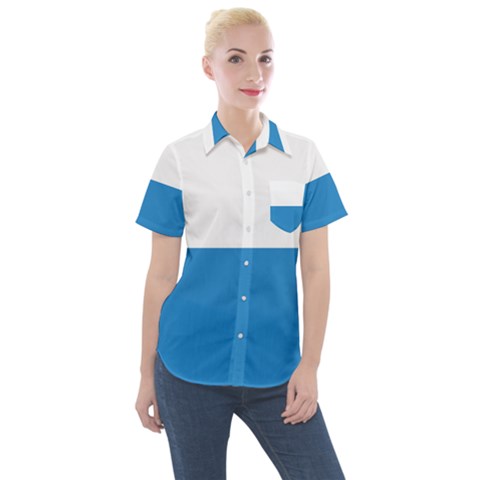 Lucerne Women s Short Sleeve Pocket Shirt by tony4urban