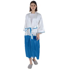 Lucerne Maxi Satin Kimono