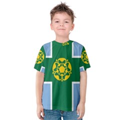 Derbyshire Flag Kids  Cotton Tee