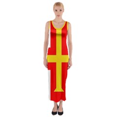 Guernsey Fitted Maxi Dress by tony4urban