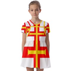 Guernsey Kids  Short Sleeve Pinafore Style Dress