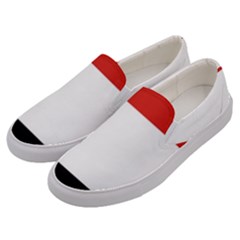 Kujawsko-pomorskie Flag Men s Canvas Slip Ons by tony4urban