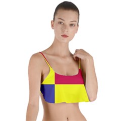 Kosicky Flag Layered Top Bikini Top  by tony4urban