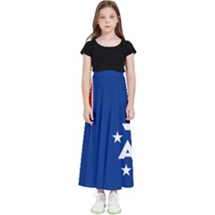 French Southern Territories Kids  Flared Maxi Skirt by tony4urban