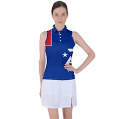 French Southern Territories Women s Sleeveless Polo Tee by tony4urban