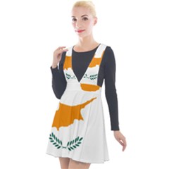 Cyprus Plunge Pinafore Velour Dress by tony4urban