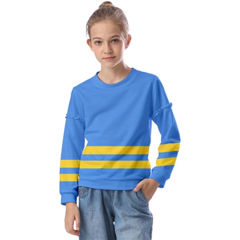 Aruba Kids  Long Sleeve Tee With Frill  by tony4urban