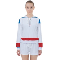 Crimea Flag Women s Tie Up Sweat