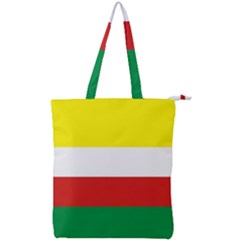Lubuskie Flag Double Zip Up Tote Bag by tony4urban