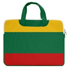 Lithuania Macbook Pro 13  Double Pocket Laptop Bag by tony4urban