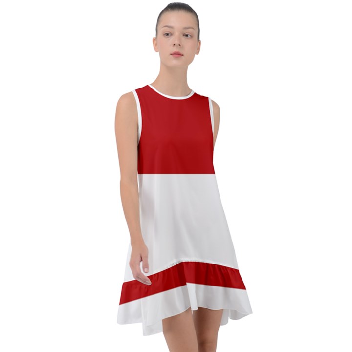 Monaco Frill Swing Dress