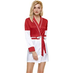 Monaco Long Sleeve Satin Robe by tony4urban