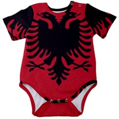 Albania Baby Short Sleeve Bodysuit by tony4urban